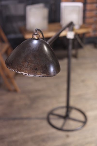 lampe atelier ancienne metal